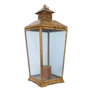 Oliveira Vintage Gold Lantern