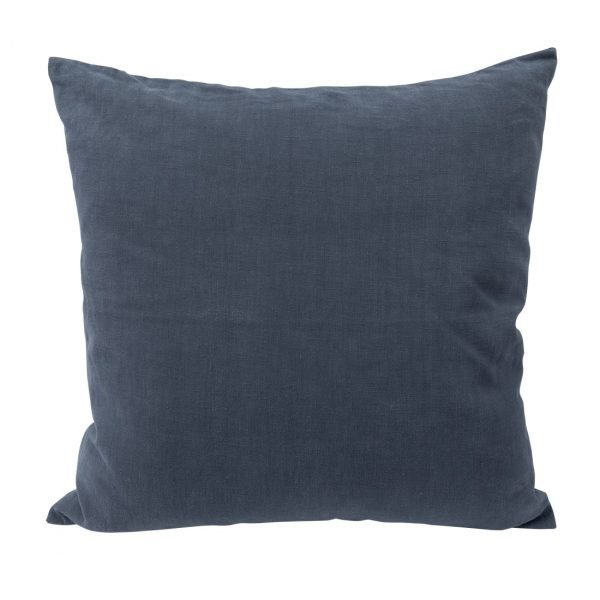 Oliveira Linen Cushion Slate blue