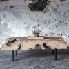 Solid Teak Tree Root Coffee Table, Mesa de centro sólida com raiz de árvore de teca, Table basse en racine d'arbre en teck massif, Massiver Teakbaumwurzel-Couchtisch, Massivt teak träd rot soffbord, Massivt teak træ rod sofabord