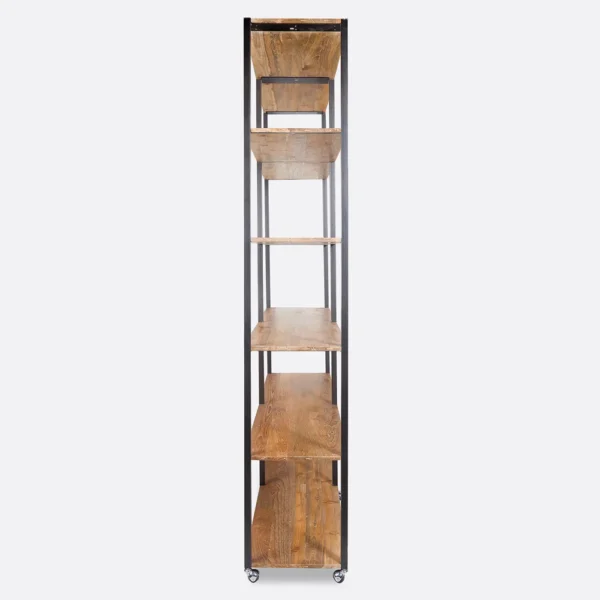 Natural teak wood shelving rack furniture algarve shop buy