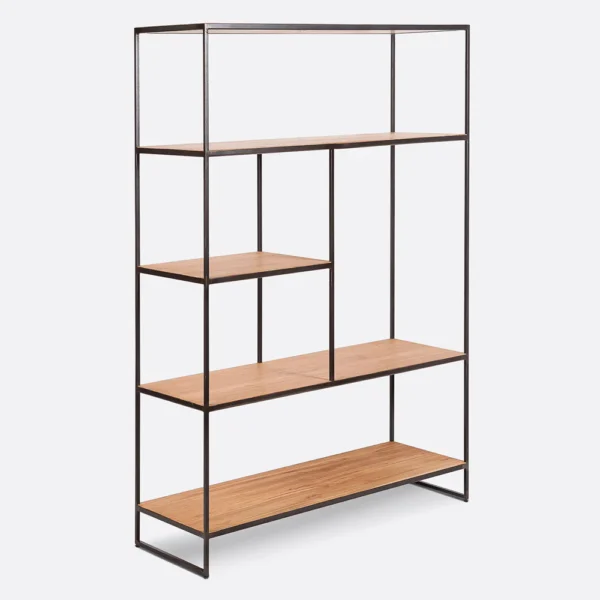 Natural teak wood shelving rack furniture algarve shop buy