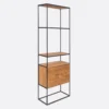 Natural teak wood shelving rack furniture algarve shop buy