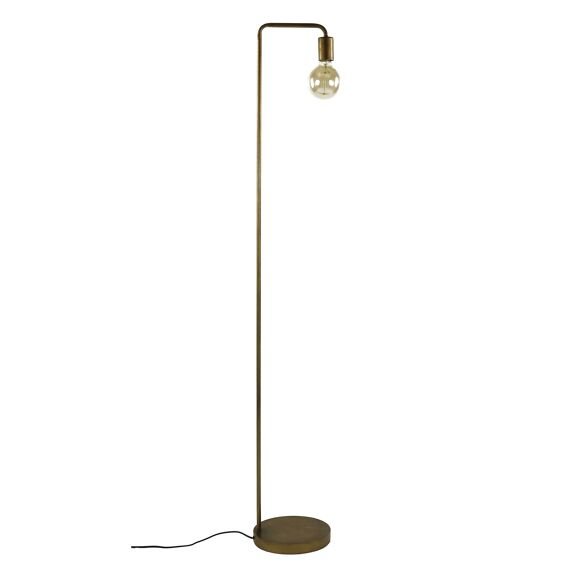 Simple Golden Bulb Floor Lamp by Oliveira Algarve