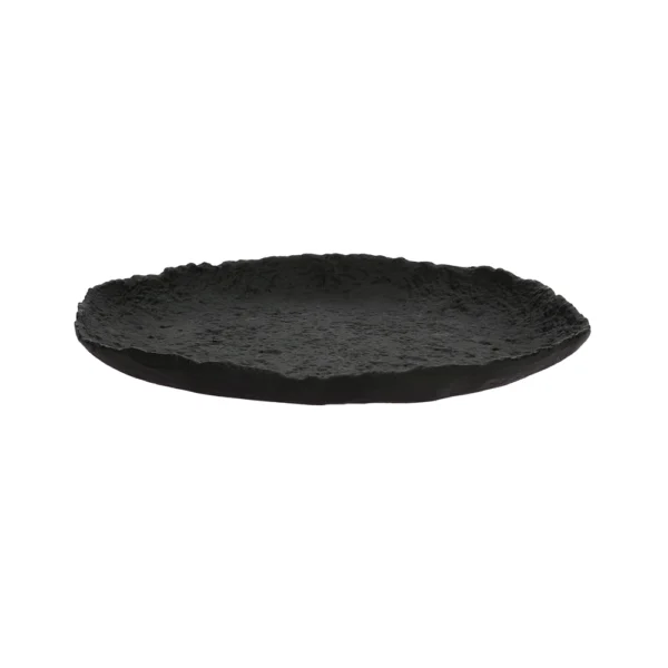 organic inspired black aluminium platter shop algarve furniture