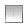 Dark Grey Patina Metal Panel Mirror furniture algarve shop