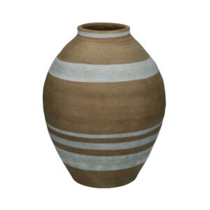 african style striped earthenware vase pot furniture shop buy algarve