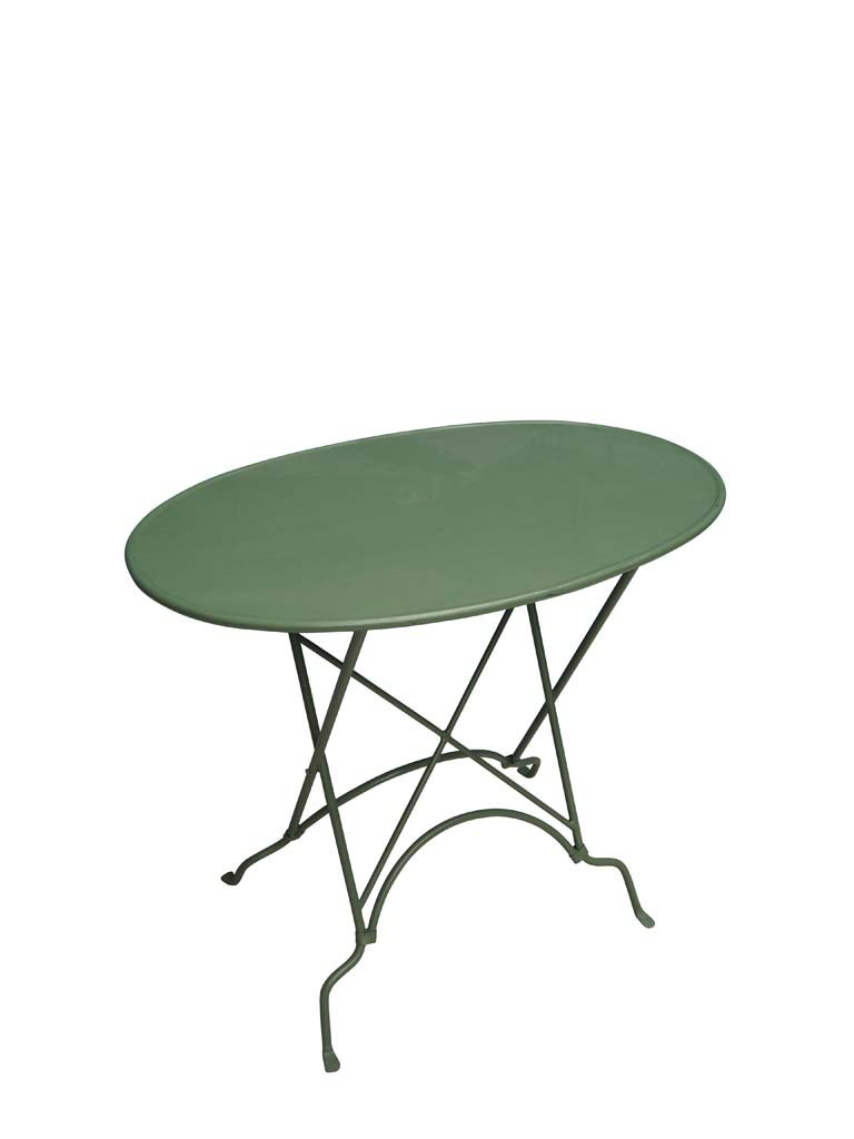 CHE-SDT-13099 Oliveira's green foldable outdoor table