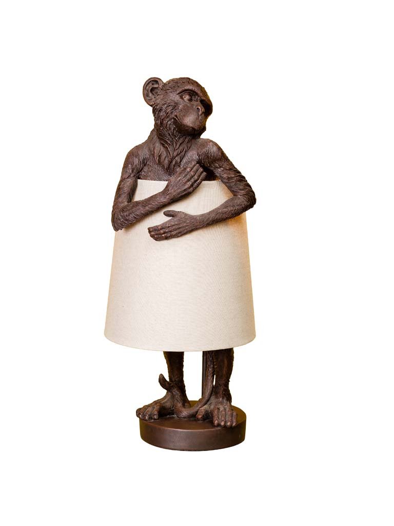 Shy Monkey Table Lamp by Oliveira Algarve