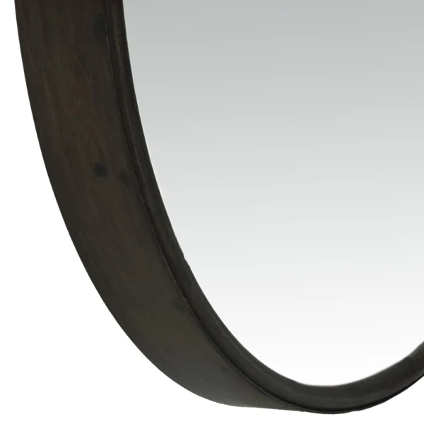 round black frame mirror furniture shop algarve