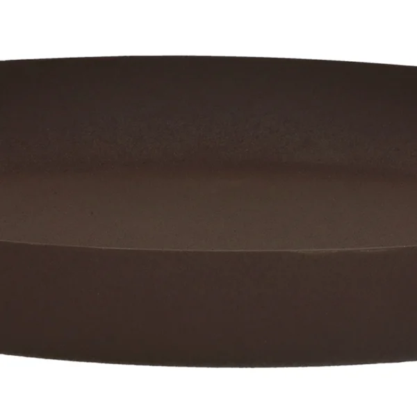 round serving bowl platter rust effect shop algarve furniture tableware