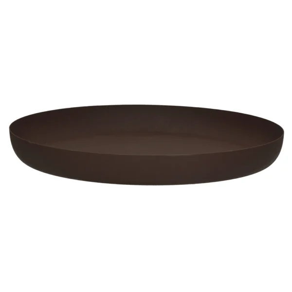 round serving bowl platter rust effect shop algarve furniture tableware