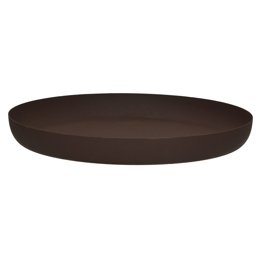 round serving bowl platter rust effect shop algarve furniture tableware