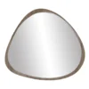 aged pine effect organic shape mirror furniture shop algarve