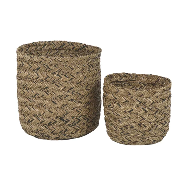 seagrass baskets plants decorative algarve