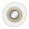 rattan and wire frame metal mirror furniture shop algarve