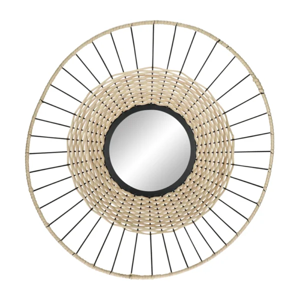 rattan and wire frame metal mirror furniture shop algarve
