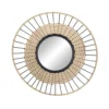 rattan and wire frame metal mirror furniture shop algarve