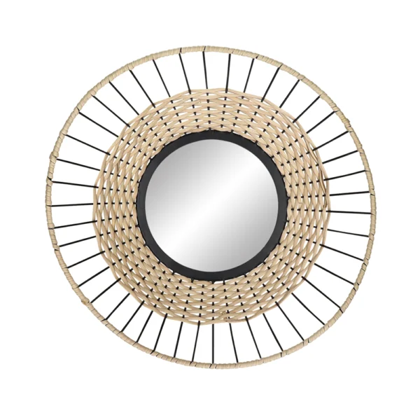 rattan and wire frame metal mirror furniture shop algarve