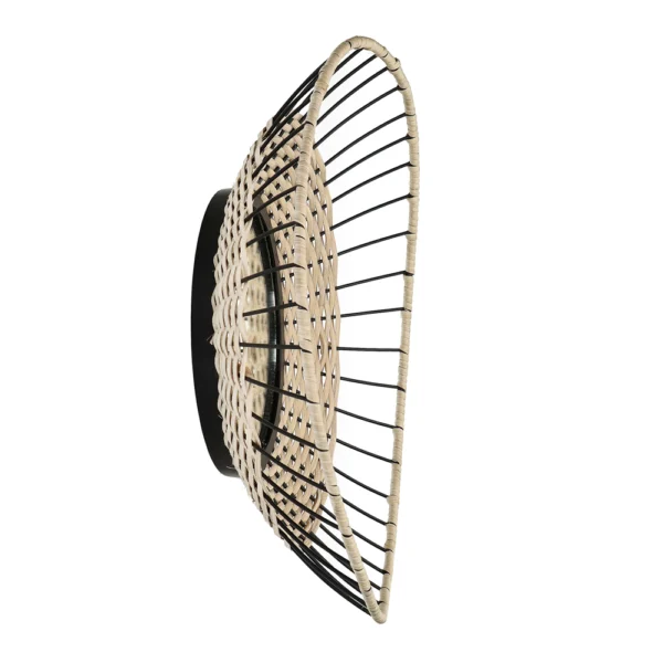 rattan and wire frame metal mirror furniture shop algarve