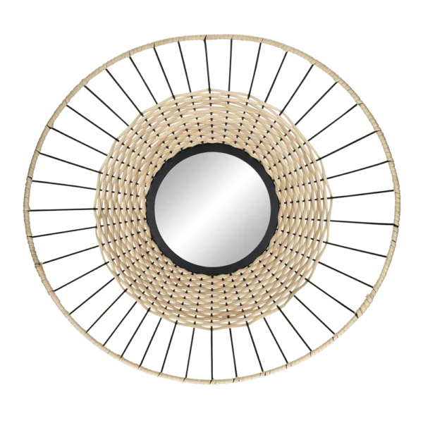 rattan and wire frame metal mirror furniture shop algarve
