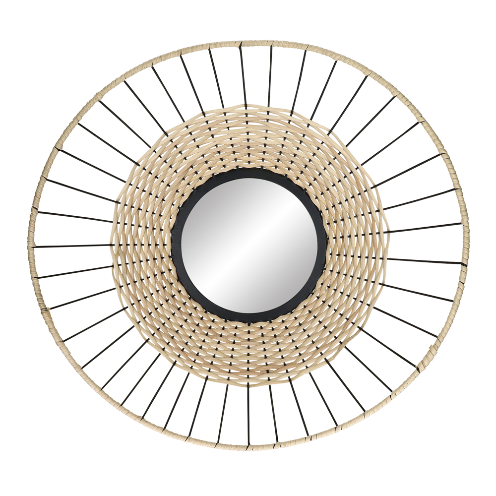 rattan and wire frame metal mirror furniture shop algarve