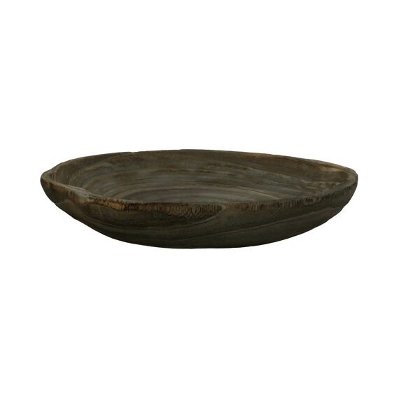 Paulownia Wood Grey Platter by Oliveira