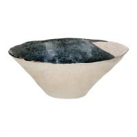 Blue and White Stoneware Big Bowl by Oliveira