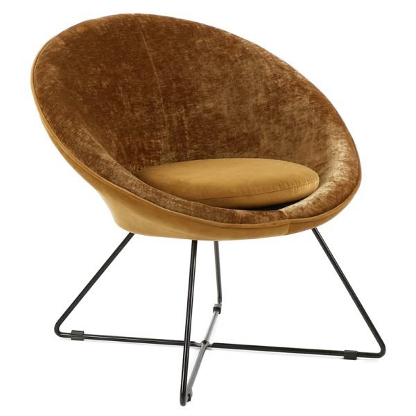 Comfortable Velvet Easy Chair available in 7 colours - Image 4