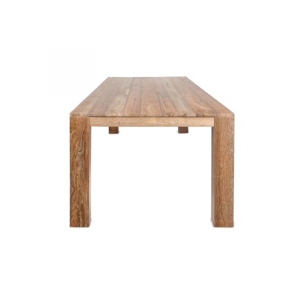 Teak Wood Modern Farmhouse Style Dining Table