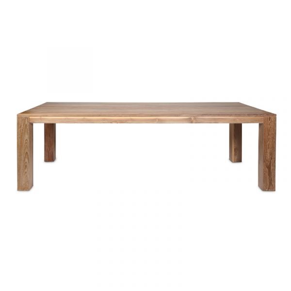 Teak Wood Modern Farmhouse Style Dining Table