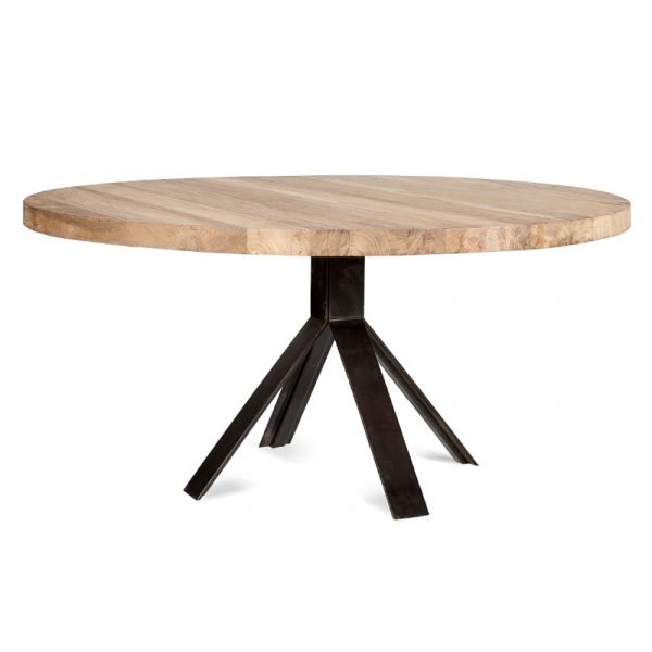 Teak Wood Round Dining Table