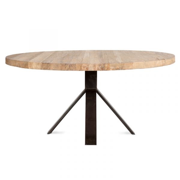 Teak Wood Round Dining Table