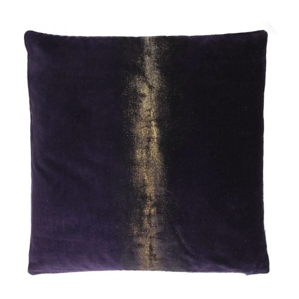 Smart Gold and Black Velvet Cushion - Champagne - soft furnishings - cushions - Oliveira Algarve