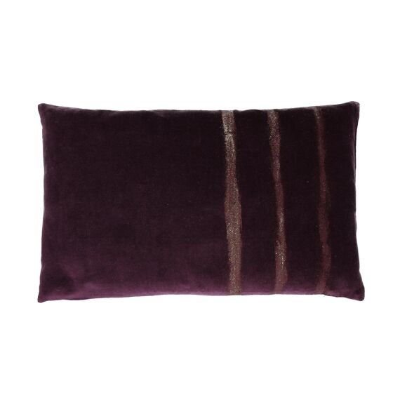Purple Velvet Lined Cushion - Glory - soft furnishings - cushions - Oliveira Algarve