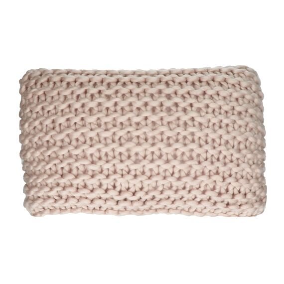 Pink Knit Cushion - Nittu - soft furnishings - cushions - Oliveira Algarve