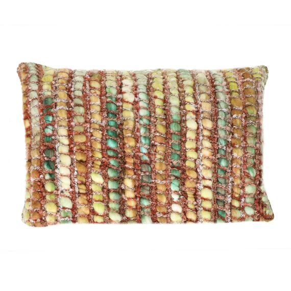 Yellow and Green Woven Cushion - Savona - soft furnishings - cushions - Oliveira Algarve