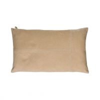Beige Velvet Cushion - Manchester - soft furnishings - cushions - Oliveira Algarve