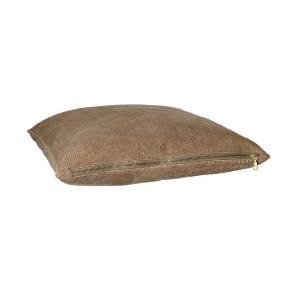 Beige Square Velvet Cushion - Manchester - soft furnishings - cushions - Oliveira Algarve 2