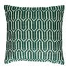 Original Linear Pattern Dark Green Cushion - Padronizar - soft furnishings - cushions - Oliveira Algarve