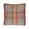 Red Checker Pattern Cushion - Falkirk - soft furnishings - cushions - Oliveira Algarve