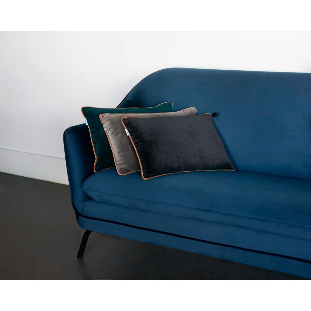Velvet Navy Blue Cushion - Versailles - soft furnishings - cushions - Oliveira Algarve 2