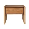 teak wood bedside table, drawer, solid, modern, rustic, nightstand, furniture, bedroom, algarve, oliveira, shop, buy