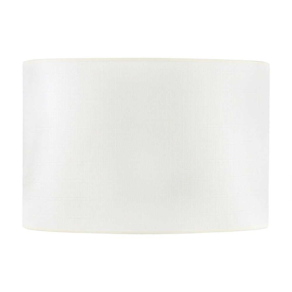 A beautiful white oval lampshade which will suit a wide range of lamp bases-Lighting-Lampshades-Available at Oliveira in Tavira