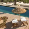 Also available in beige or black.-Outdoor Living-Outdoor Sun Loungers-Available at Oliveira in Tavira