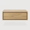 Solid Oak Hanging bedside table Tables Bedside Tables