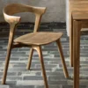 dining chair teak wood elegant indoor algarve oliveira