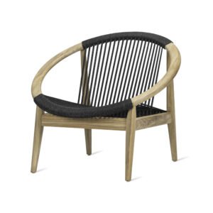 outdoor lounge chair solid teak wood furniture algarve