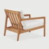 solid teak wood lounge chair outdoor indoor furniture algarve oliveira
