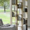solid oak wood display rack bookcase shelf furniture home algarve oliveira