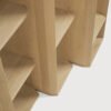 solid oak wood display rack bookcase shelf furniture home algarve oliveira